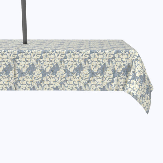 Hibiscus Houndstooth Outdoor Rectangles