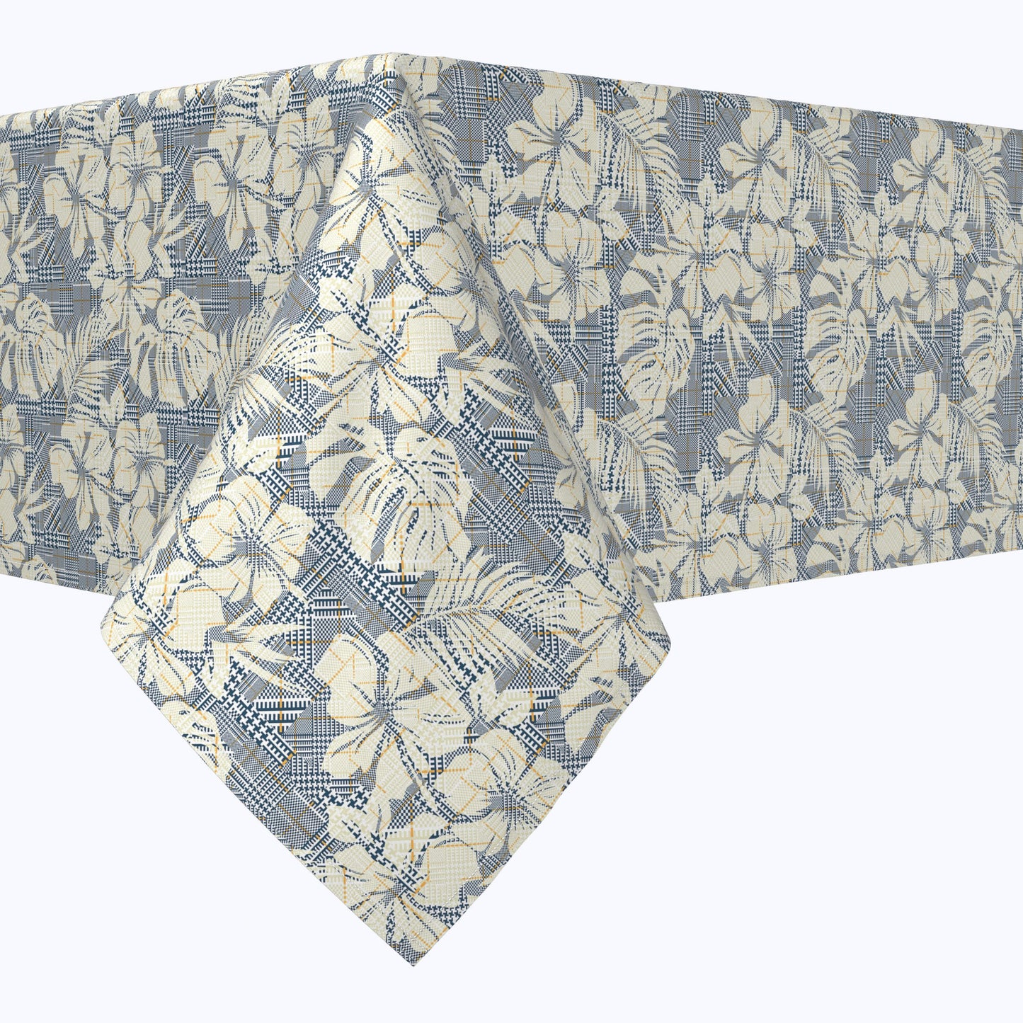 Hibiscus Houndstooth Rectangles