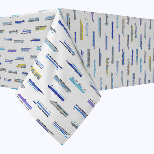 High Speed Train Stripe Tablecloths