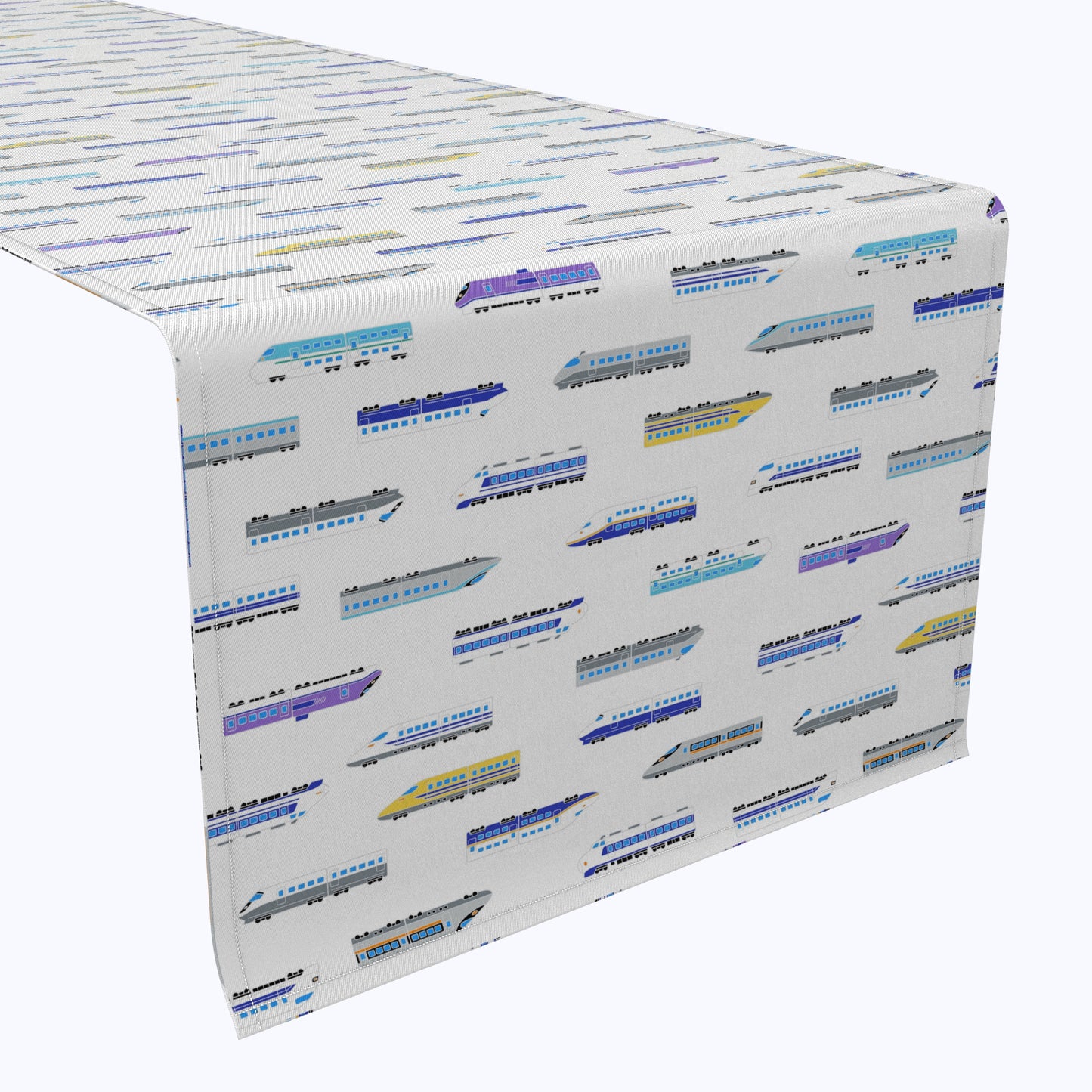 High Speed Train Stripe Table Runners