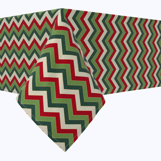 Holiday Chevron Cotton Rectangles