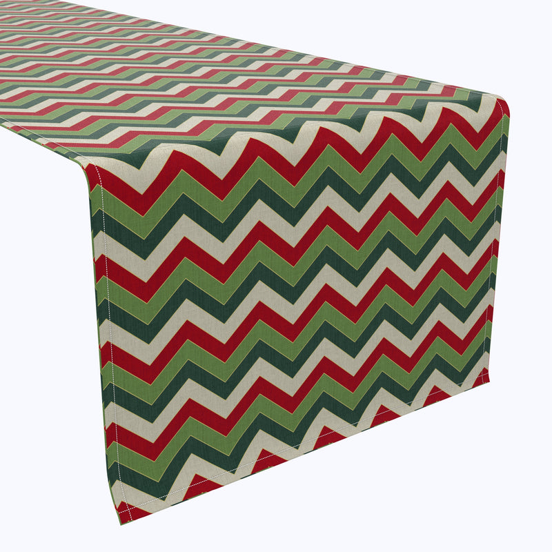 Holiday Chevron Cotton Table Runners