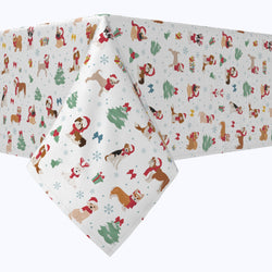 Holiday Dogs Cotton Rectangles