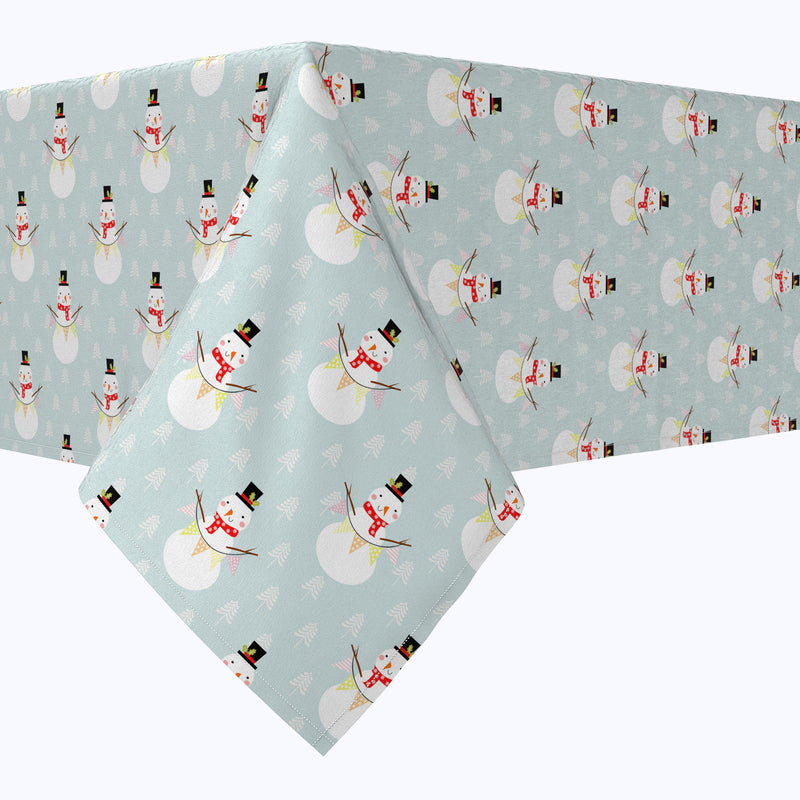 Holiday Snowmen Cotton Rectangles