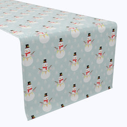 Holiday Snowmen Cotton Table Runners
