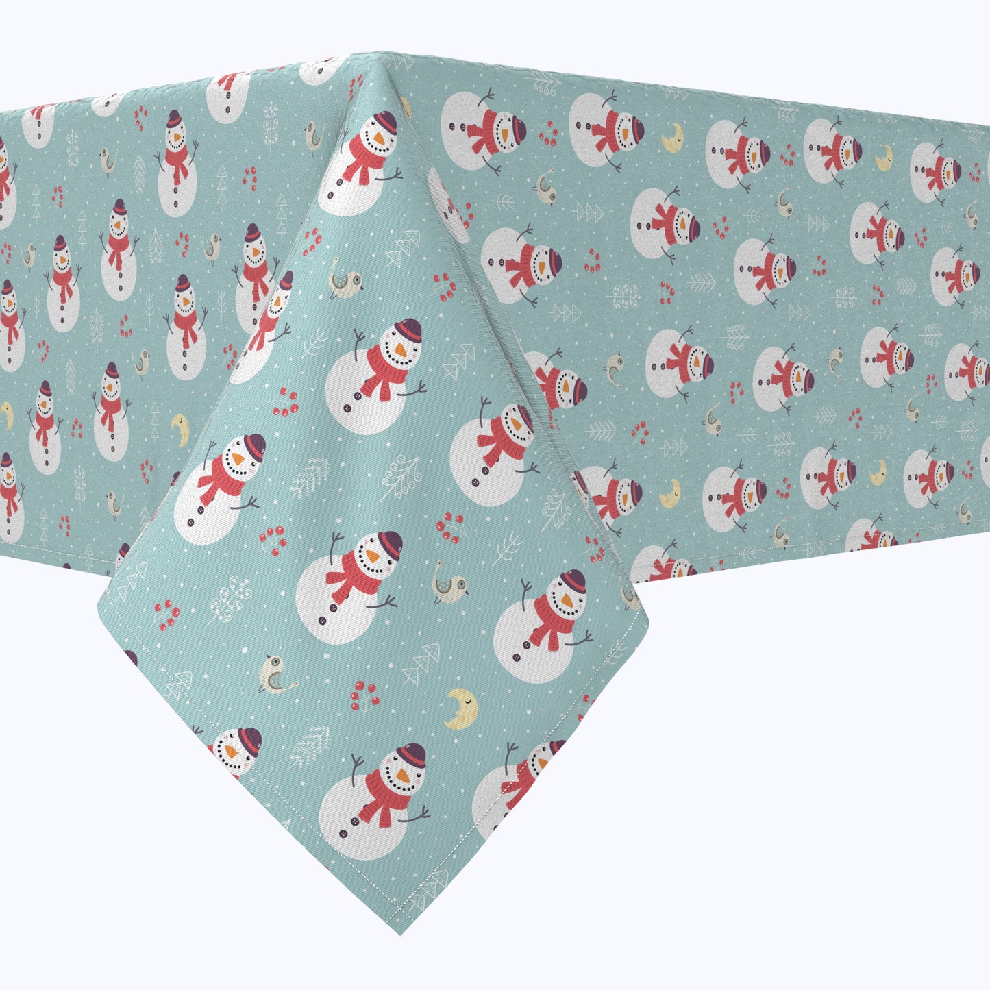 Holly Jolly Snowmen Cotton Rectangles