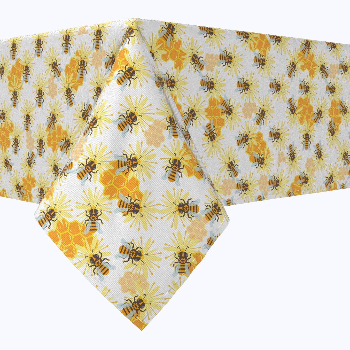 Honey Bee Sketch Cotton Rectangles
