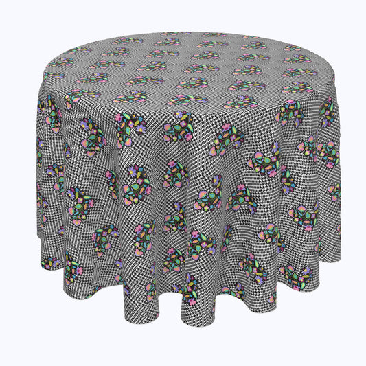 Houndstooth & Flowers Rounds