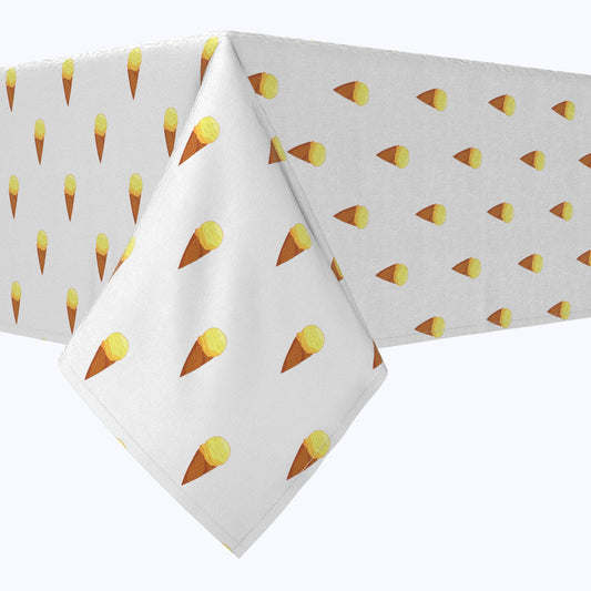 Ice Cream Cones Cotton Rectangles