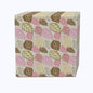 Illustrated Pink Leaves Cotton Napkins