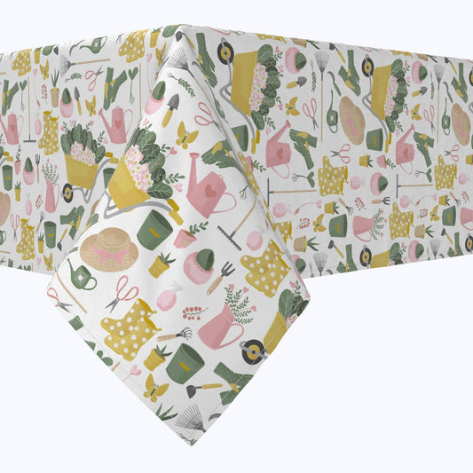 In the Garden Cotton Rectangles
