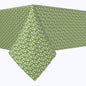 Intertwined Green Wicker Rectangles