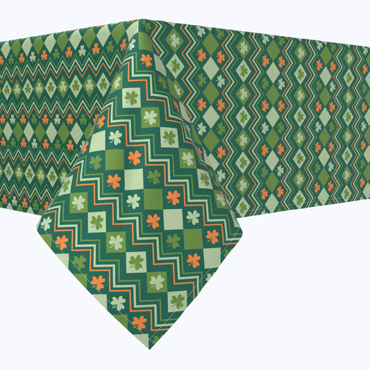 Irish Sweater Argyle Rectangles