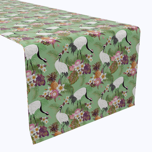 Japanese Crane & Flowers Table Runners