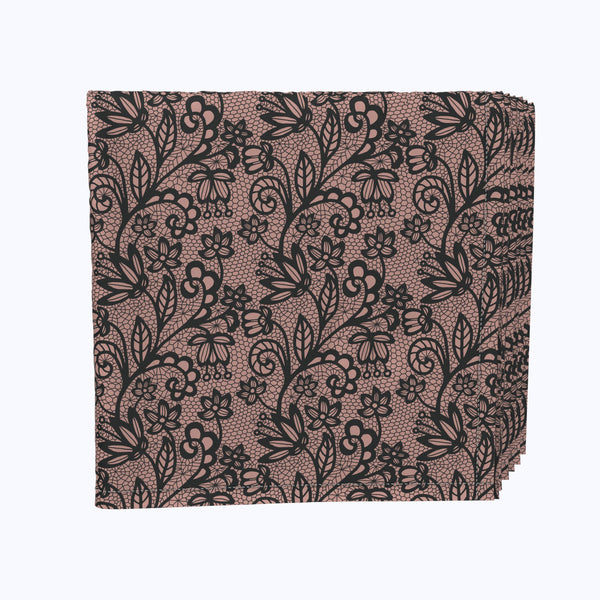 Lace Floral Drawing Napkins