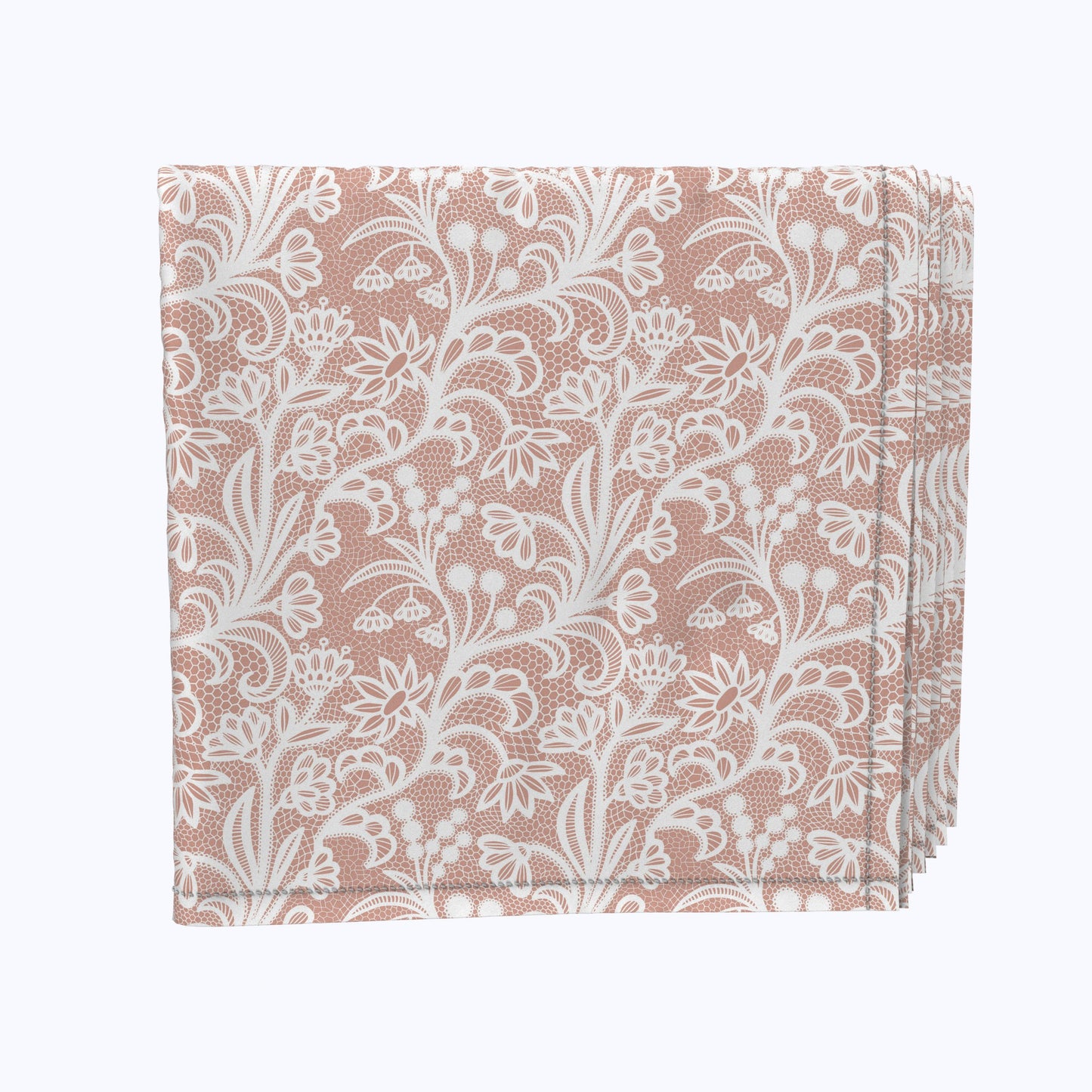 Lace Flower Crochet Napkins