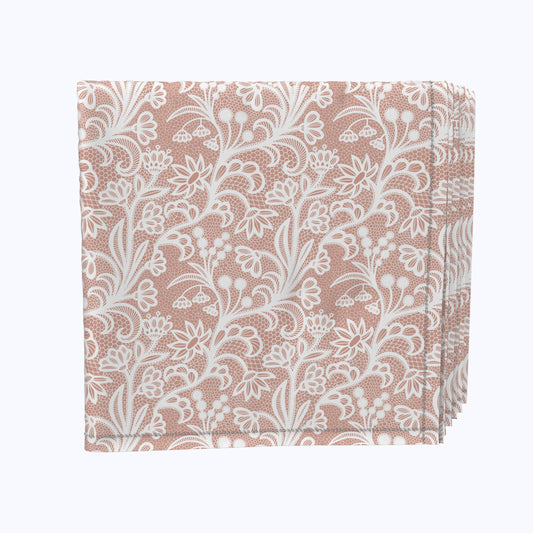 Lace Flower Crochet Napkins