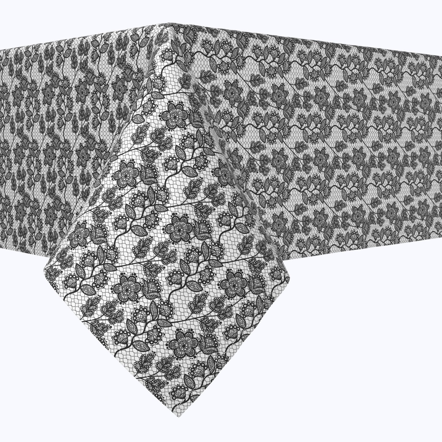 Lace Flowers & Leaves Rectangles