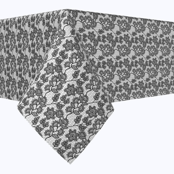 Lace Flowers & Leaves Rectangles