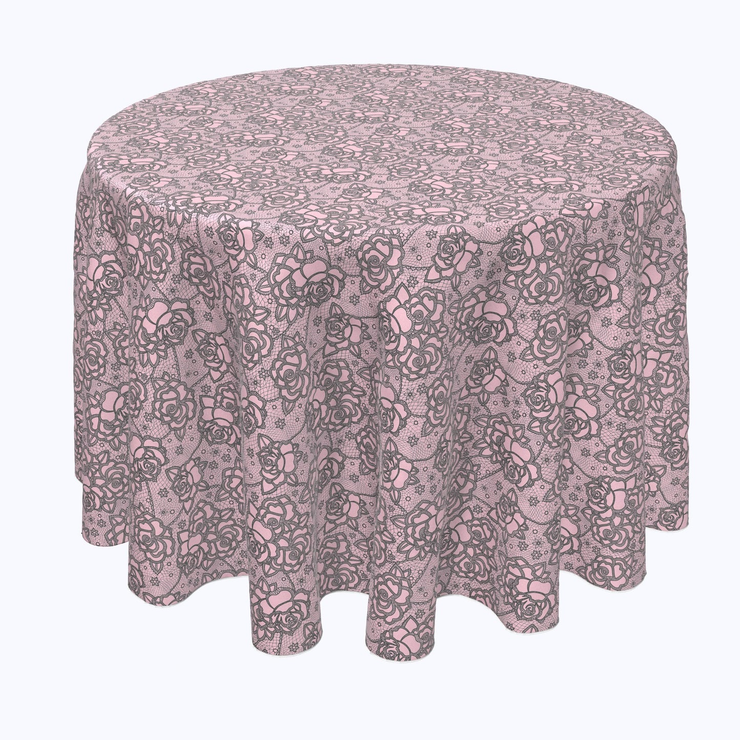Lacey Pink Roses Rounds