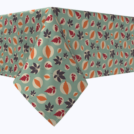 Leaves in Dots Cotton Squares