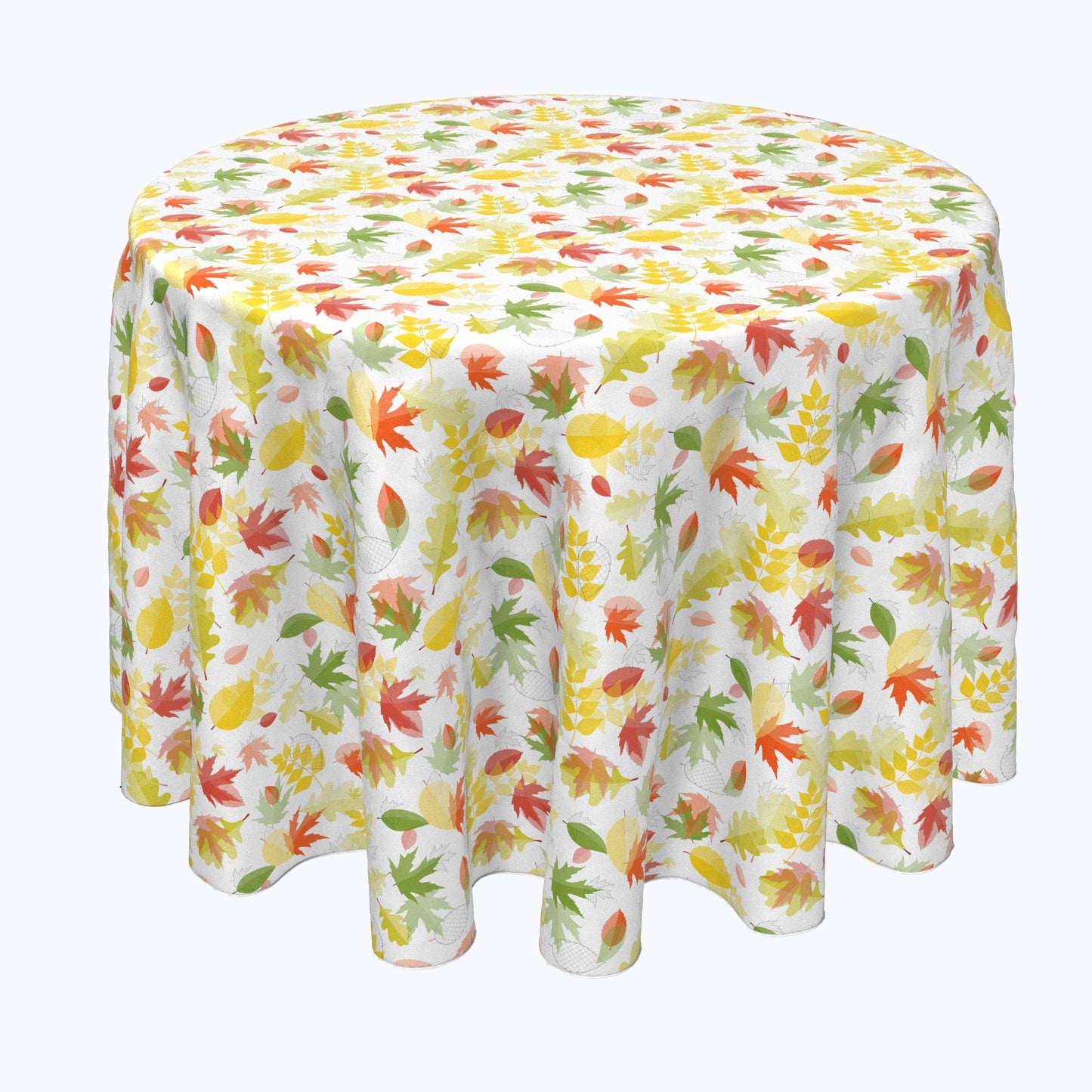 Leaves Allover Round Tablecloths
