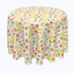 Leaves Allover Round Tablecloths