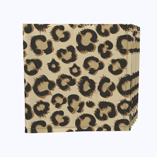 Leopard Fur Napkins