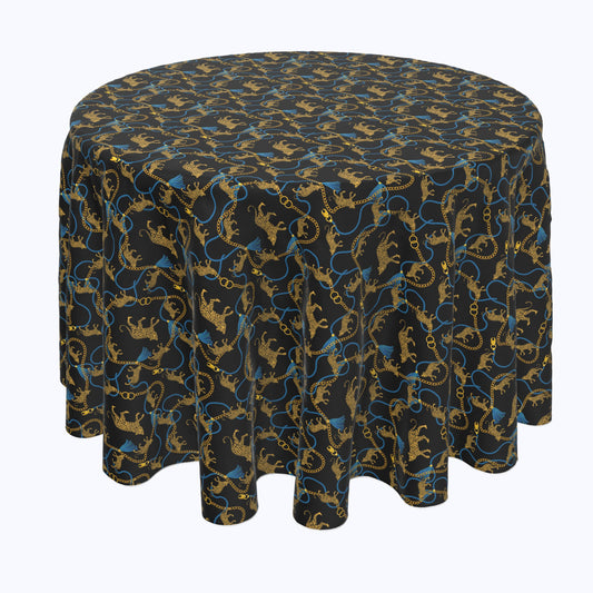 Leopards & Gold Chains Rounds