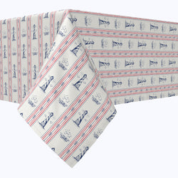 Lighthouse Stripe Cotton Rectangles