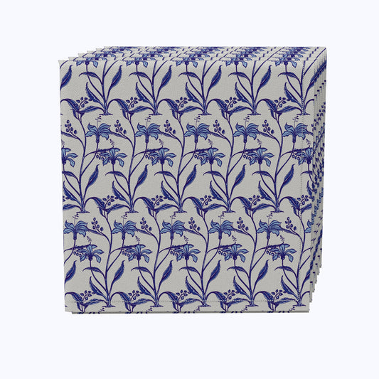 Lilies in Blue Hues Napkins