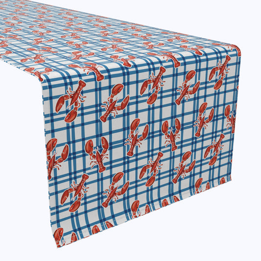 Lobster Picnic Check Table Runners