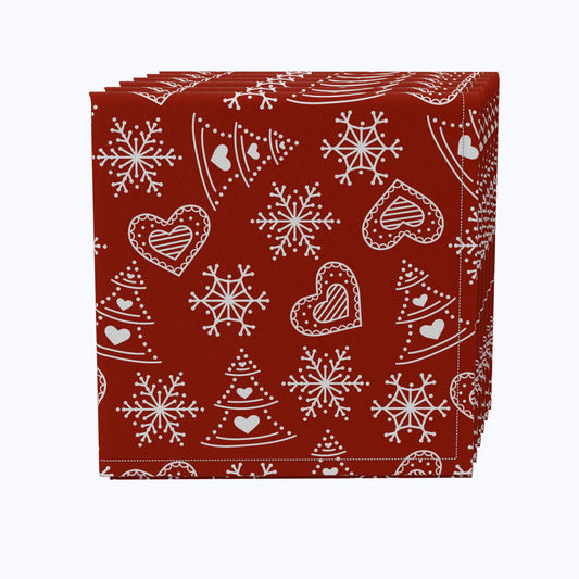 Love for Christmas Cotton Napkins