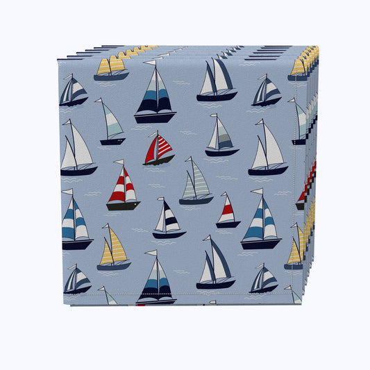 Marine Sailboats Napkins