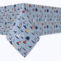 Marine Sailboats Cotton Rectangles
