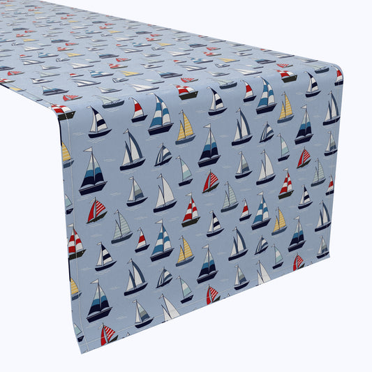 Marine Sailboats Table Runners