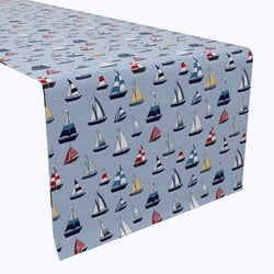 Marine Sailboats Table Runners