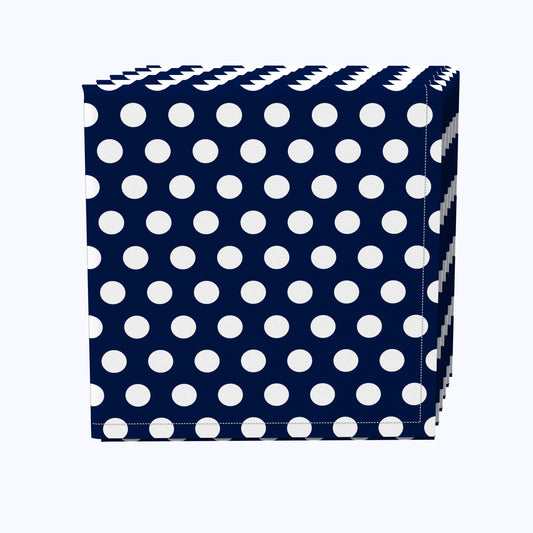 Memorial White Dot on Blue Napkins