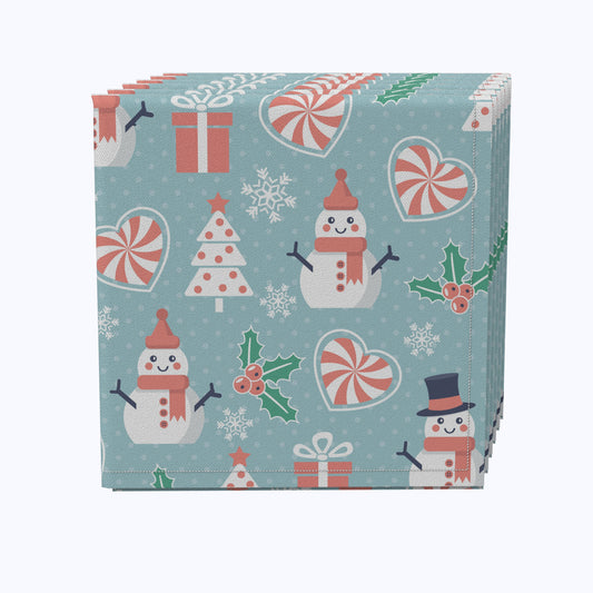 Merry Holiday Designs Cotton Napkins