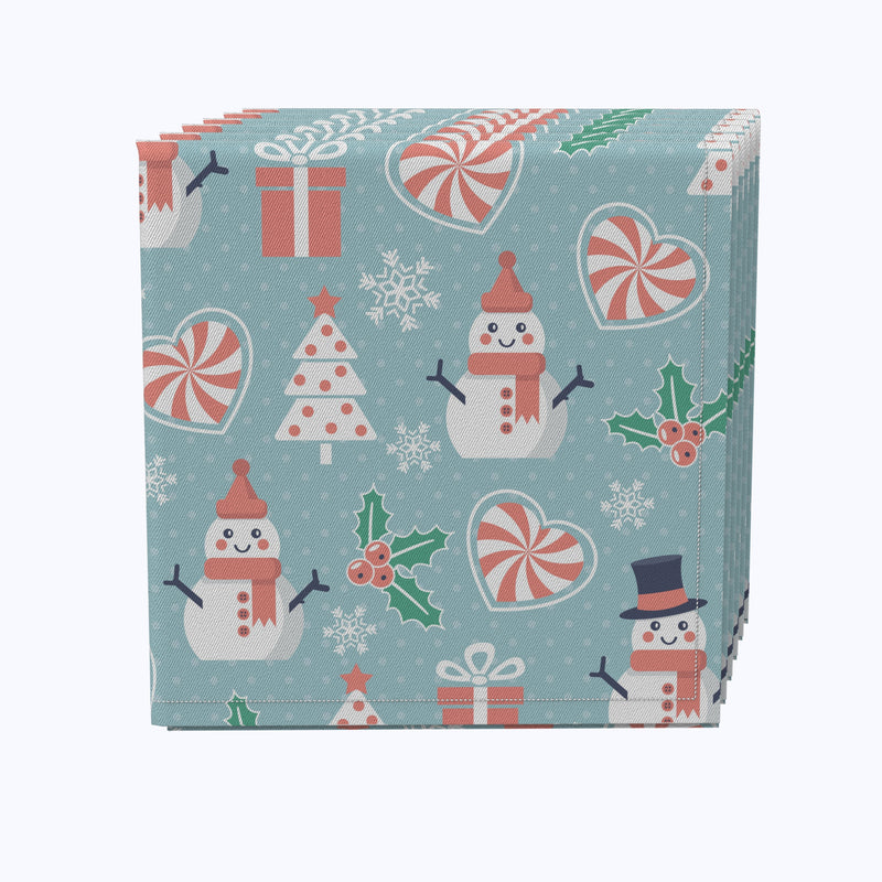 Merry Holiday Designs Cotton Napkins