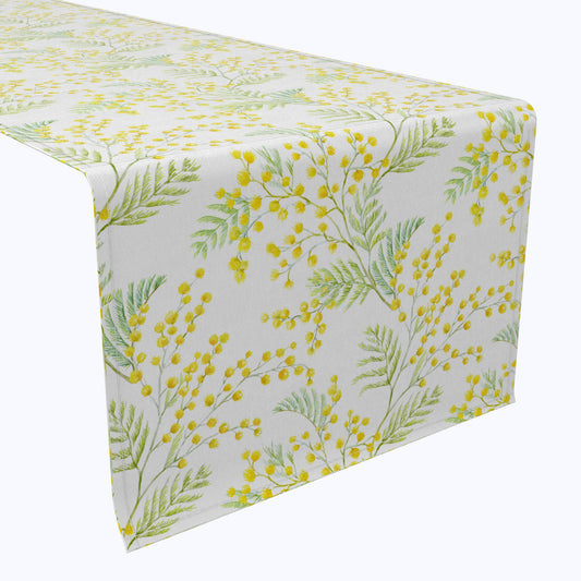 Mimosa Flowers Table Runners