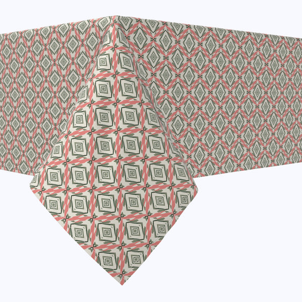 Modern Geometric Cotton Rectangles