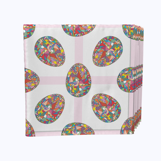 Mosaic Easter Eggs Napkins