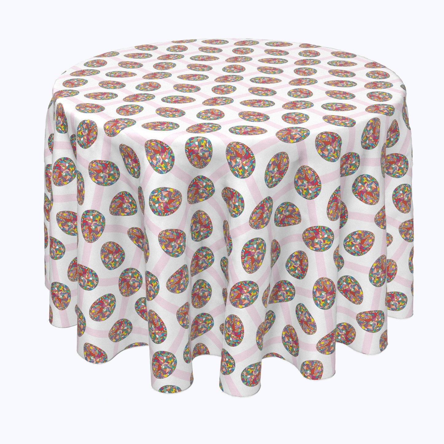 Mosaic Easter Eggs Rounds