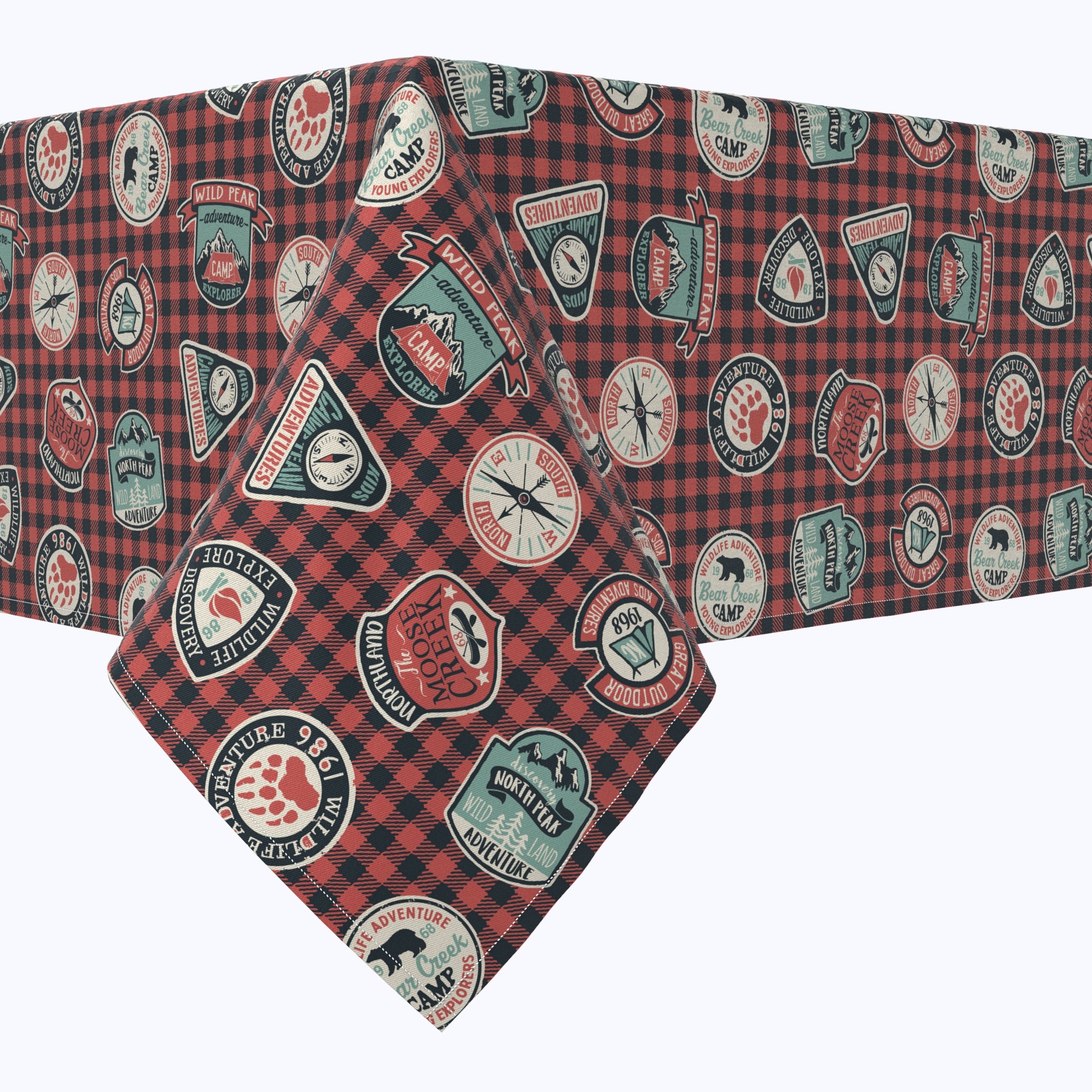 Mountain Explorer Plaid Tablecloths – Tablecloth.com