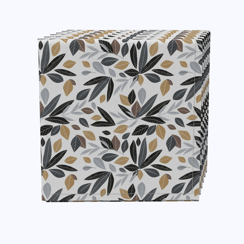 Natural Leaves and Branches Cotton Napkins
