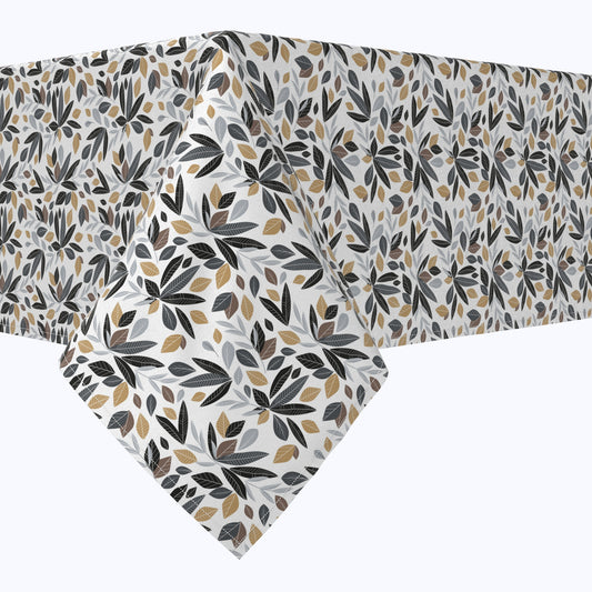 Natural Leaves and Branches Cotton Squares