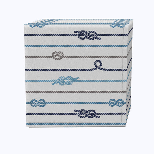 Nautical Rope Knot Stripe Napkins