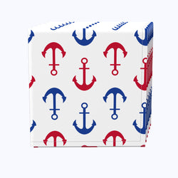 Nautical Red & Blue Anchors Napkins