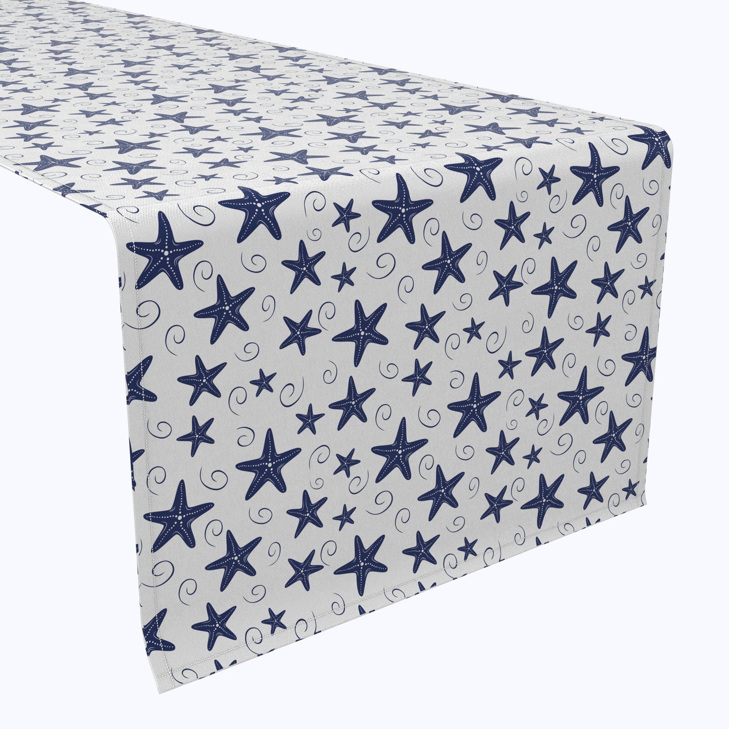 Navy Starfish & Swirls Table Runners